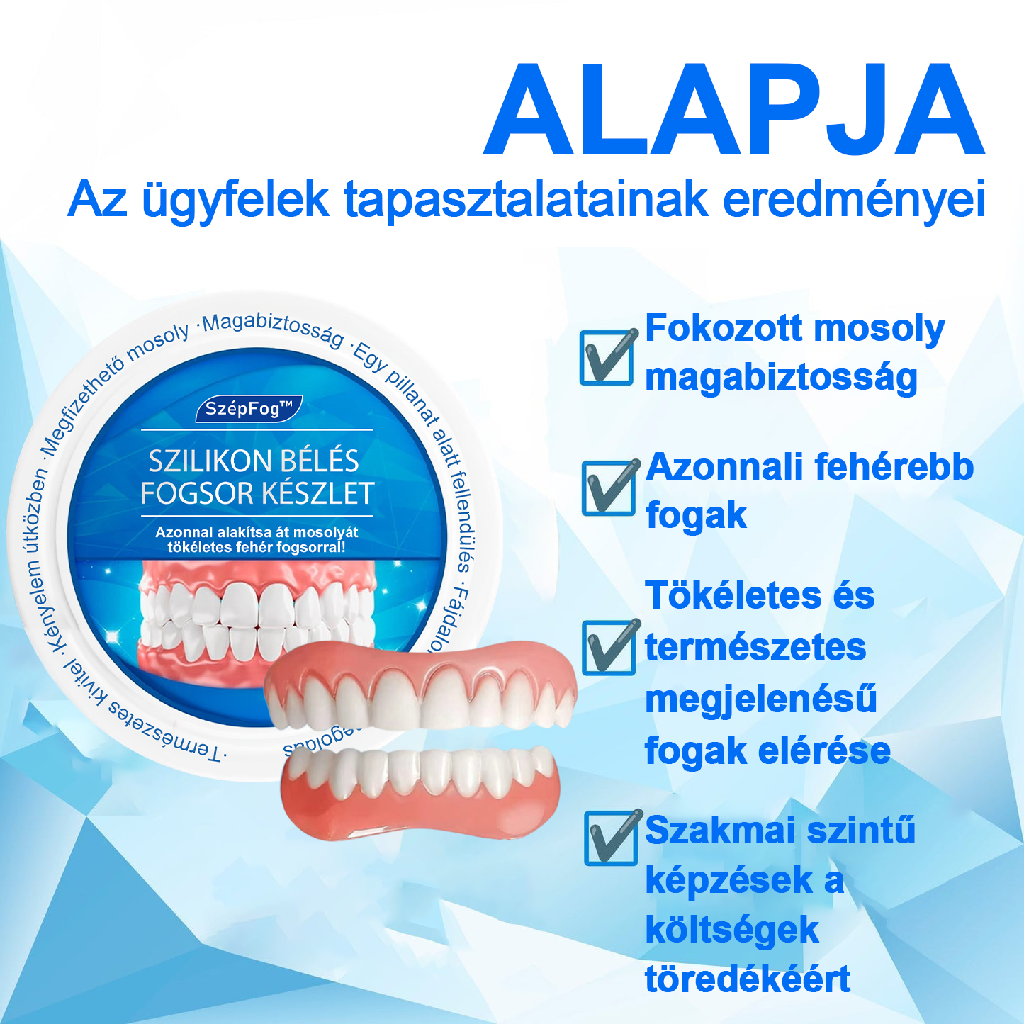 💎💥💎💥Gratulálunk, hogy te is az első 200 rendelés egyikévé váltál! Élvezd az extra 50% kedvezményt! Cselekedj most, és mutasd meg magabiztos mosolyodat. Ha most lemaradsz, csak jövőre lesz újabb lehetőség!